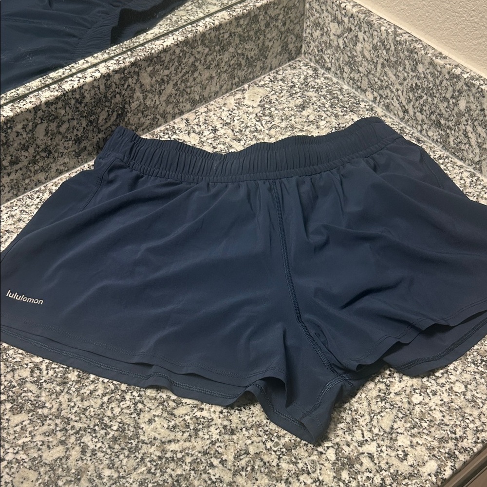 New lululemon athletica Women's Dark Blue Athletic Shorts